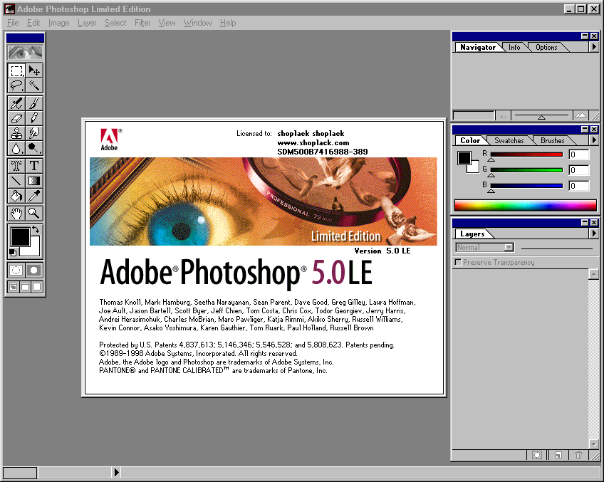how to install adobe photoshop 5.0 limited edition
