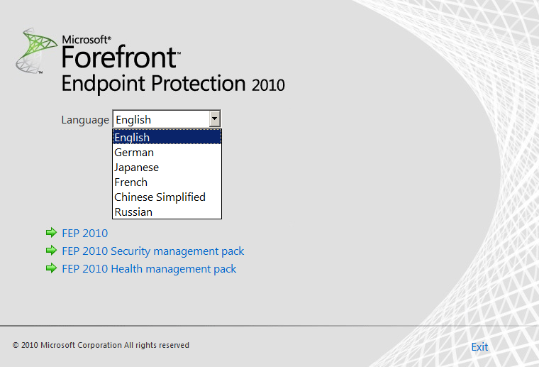 Microsoft Forefront Endpoint Protection 2010