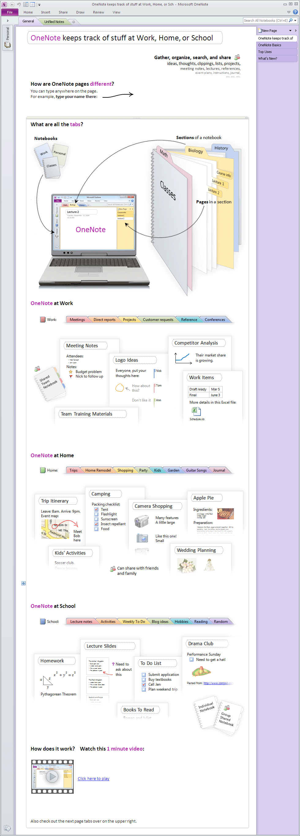 microsoft office onenote envelope