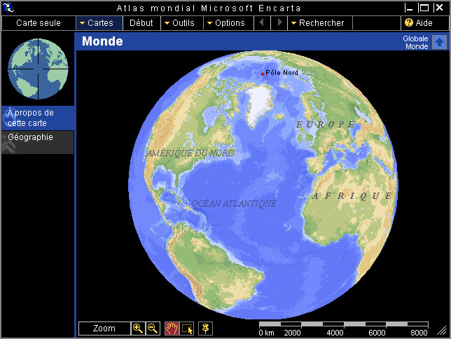 Microsoft Encarta 97 World Atlas